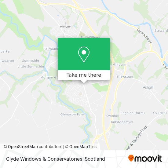 Clyde Windows & Conservatories map