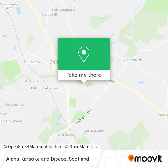 Alan's Karaoke and Discos map