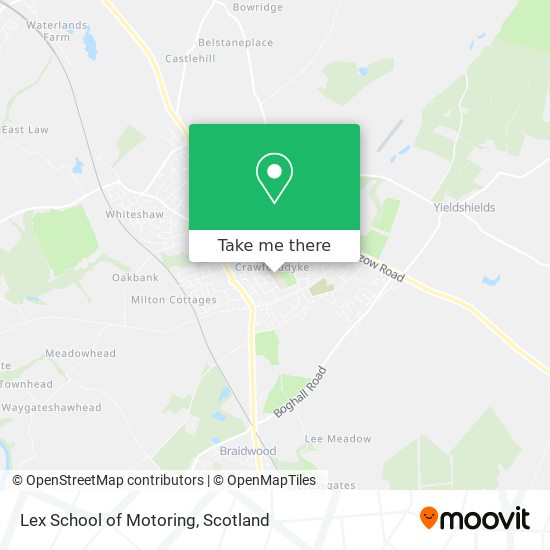 Lex School of Motoring map