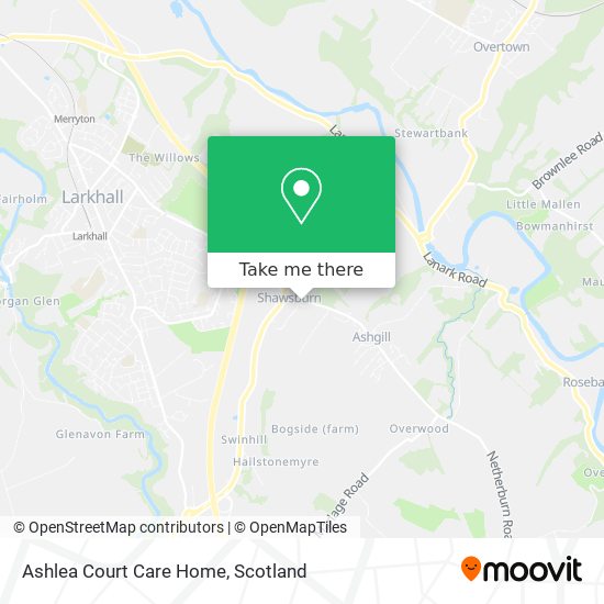Ashlea Court Care Home map