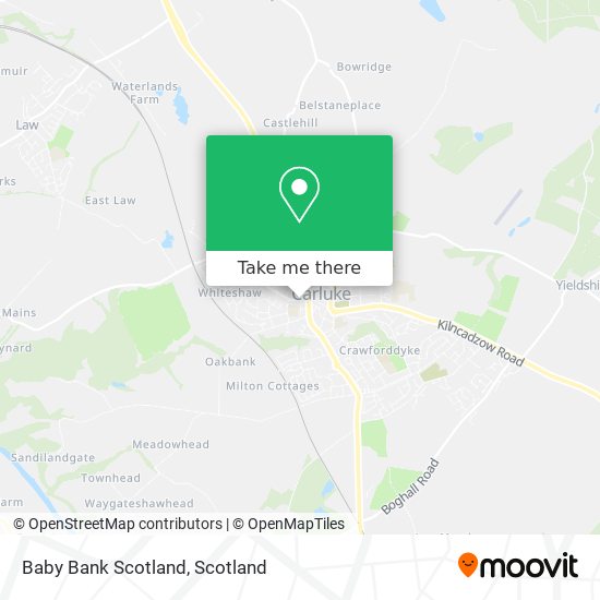 Baby Bank Scotland map