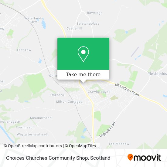 Choices Churches Community Shop map