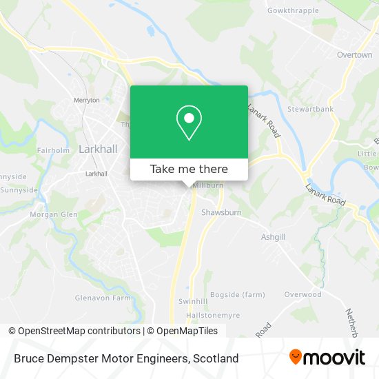 Bruce Dempster Motor Engineers map