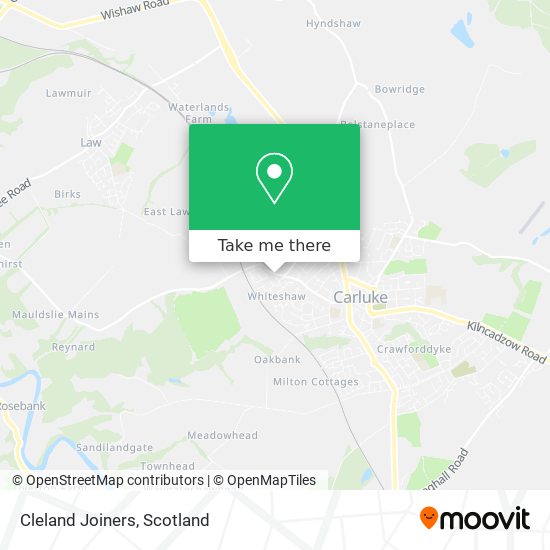 Cleland Joiners map