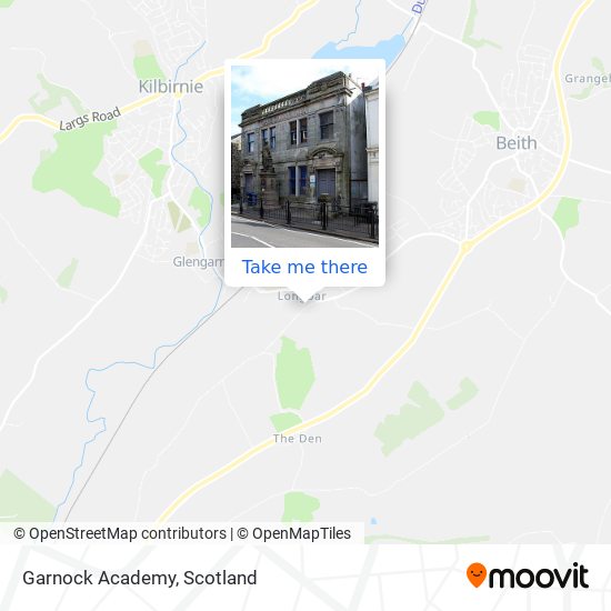 Garnock Academy map