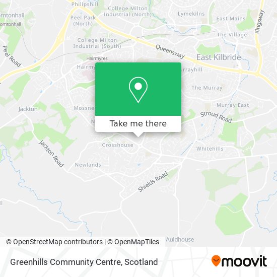 Greenhills Community Centre map