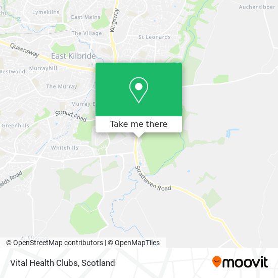Vital Health Clubs map
