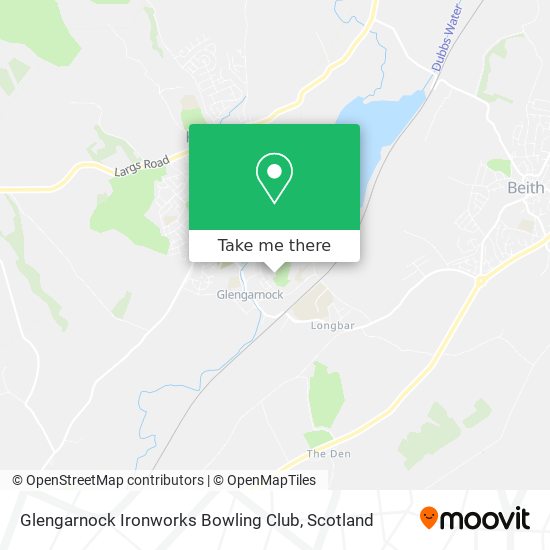 Glengarnock Ironworks Bowling Club map