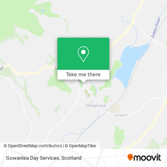 Gowanlea Day Services map