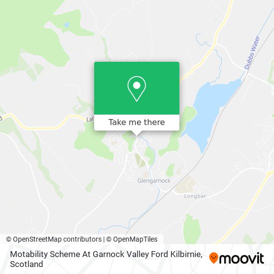 Motability Scheme At Garnock Valley Ford Kilbirnie map