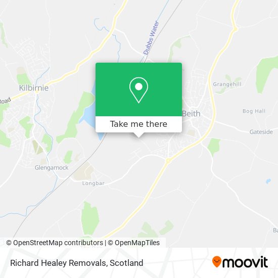 Richard Healey Removals map
