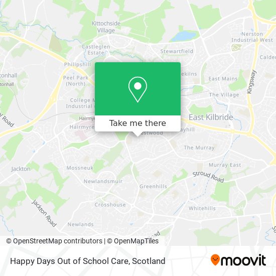 Happy Days Out of School Care map