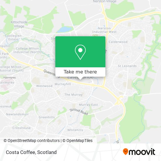 Costa Coffee map