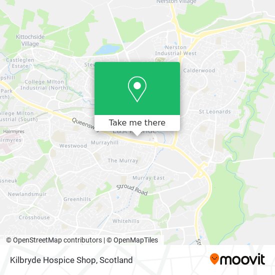 Kilbryde Hospice Shop map