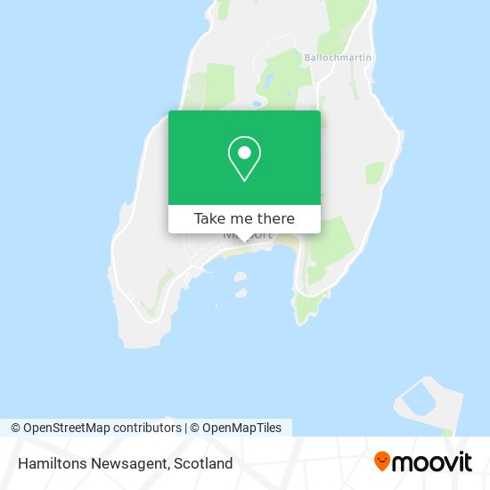 Hamiltons Newsagent map