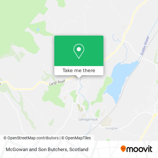 McGowan and Son Butchers map