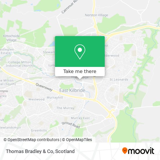 Thomas Bradley & Co map