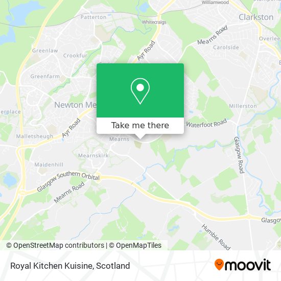 Royal Kitchen Kuisine map