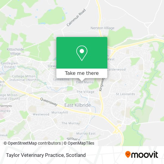 Taylor Veterinary Practice map