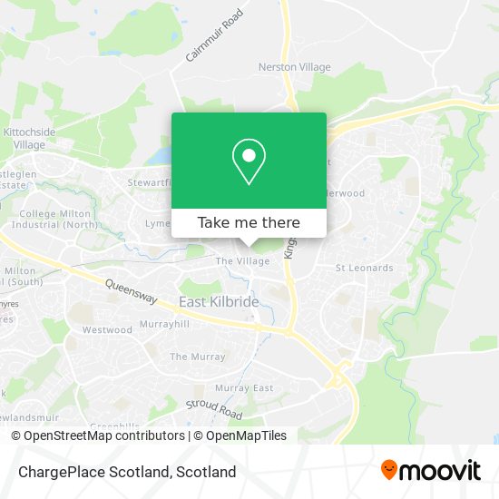 ChargePlace Scotland map