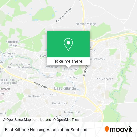 East Kilbride Housing Association map