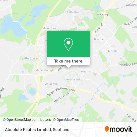 Absolute Pilates Limited map