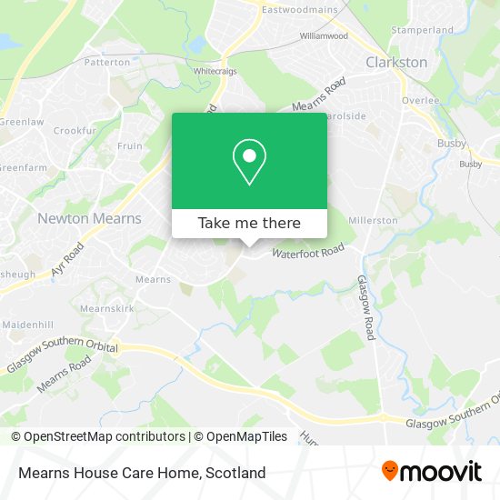 Mearns House Care Home map