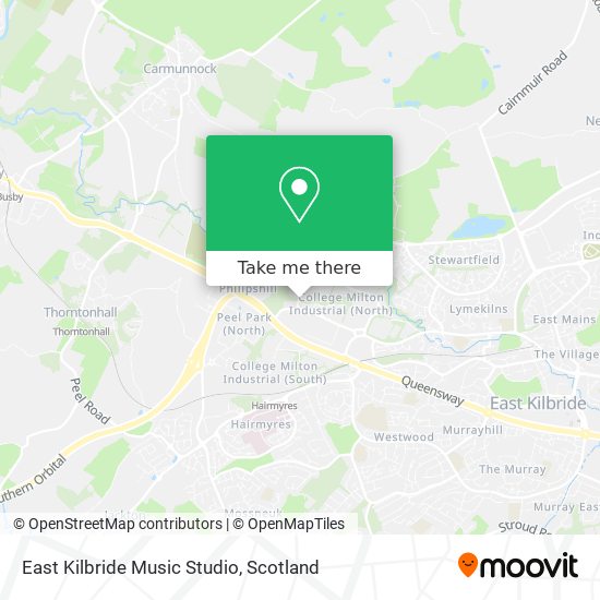 East Kilbride Music Studio map