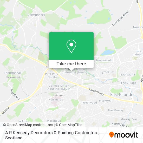 A R Kennedy Decorators & Painting Contractors map