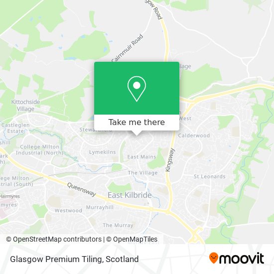 Glasgow Premium Tiling map