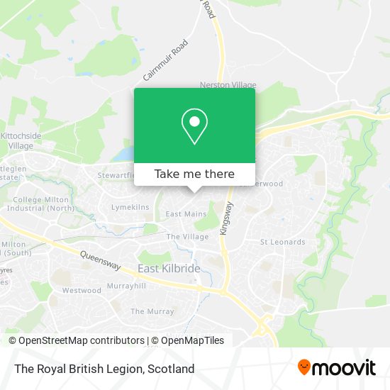 The Royal British Legion map