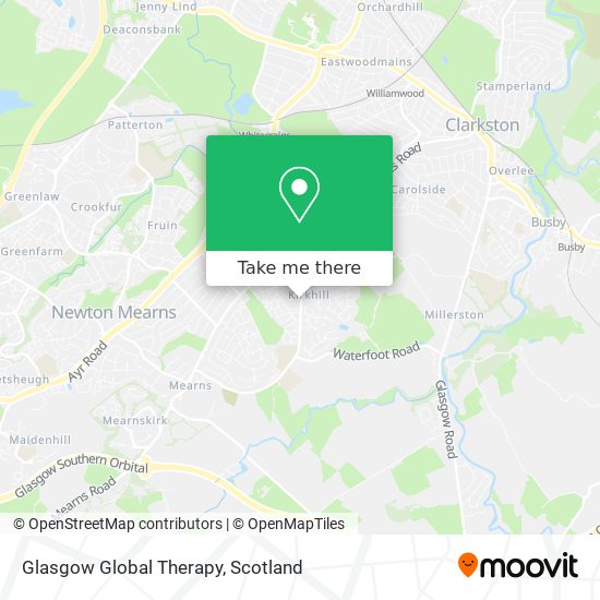 Glasgow Global Therapy map