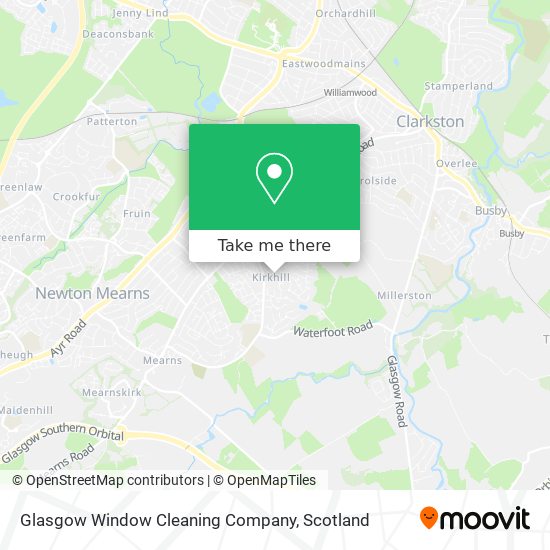 Glasgow Window Cleaning Company map