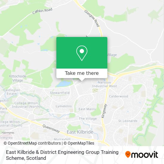 East Kilbride & District Engineering Group Training Scheme map
