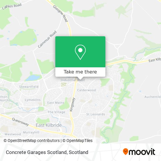 Concrete Garages Scotland map