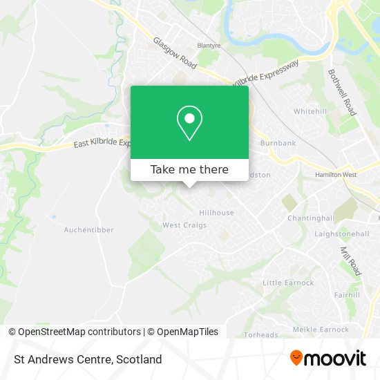 St Andrews Centre map