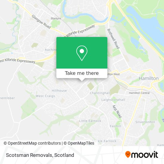 Scotsman Removals map