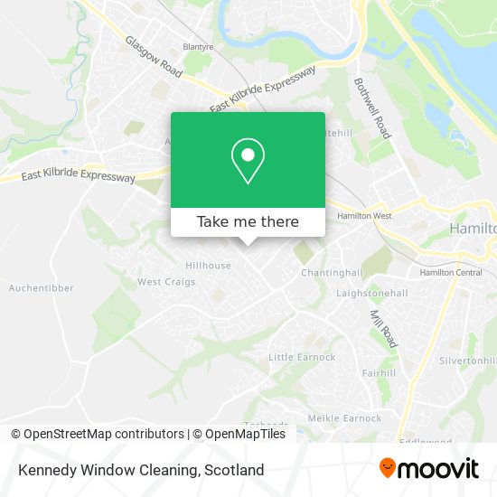 Kennedy Window Cleaning map