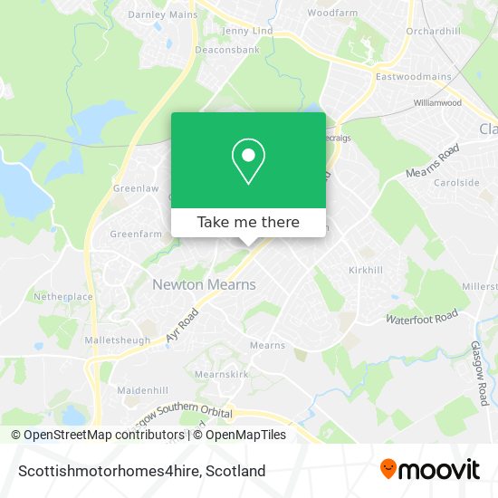Scottishmotorhomes4hire map