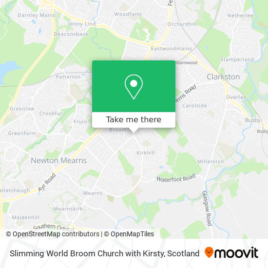 Slimming World Broom Church with Kirsty map