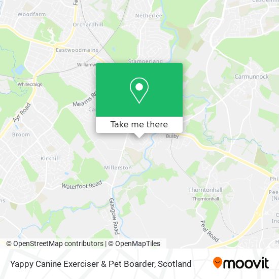 Yappy Canine Exerciser & Pet Boarder map
