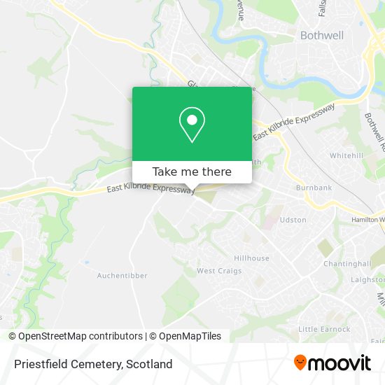 Priestfield Cemetery map