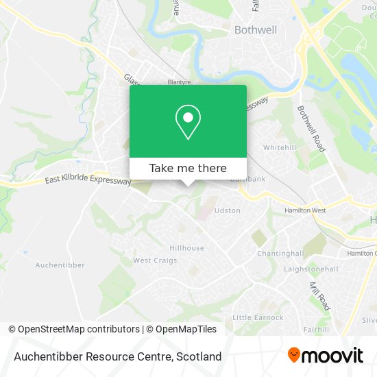 Auchentibber Resource Centre map