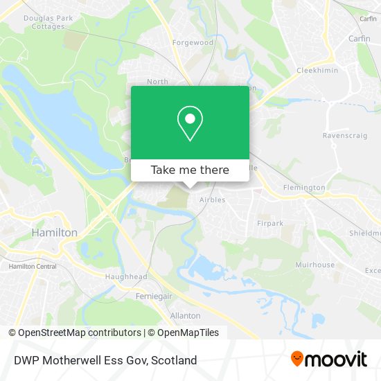 DWP Motherwell Ess Gov map