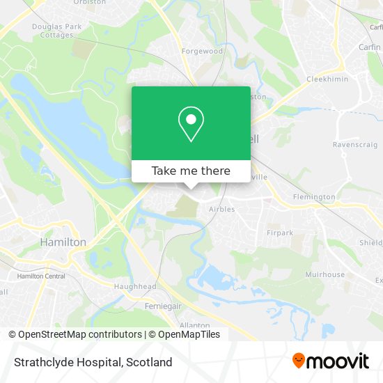 Strathclyde Hospital map