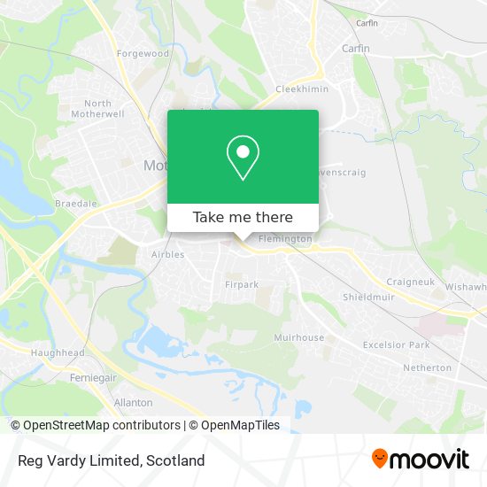 Reg Vardy Limited map
