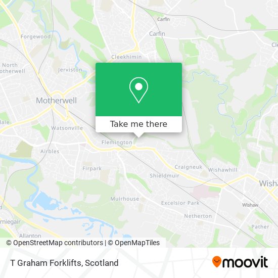 T Graham Forklifts map