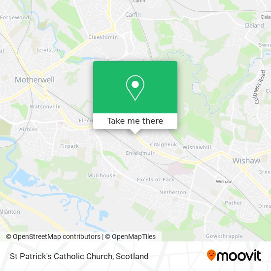 St Patrick's Catholic Church map