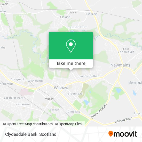 Clydesdale Bank map