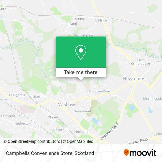 Campbells Convenience Store map